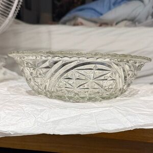 Elegant Clear Glass Bowl